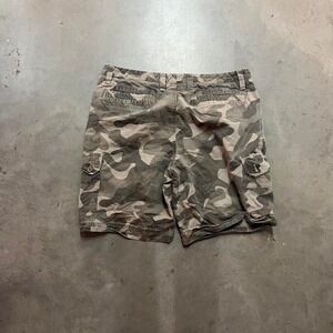 Y2K Baggy Oversized Camo Cargo Quiksilver Shorts‎ W38